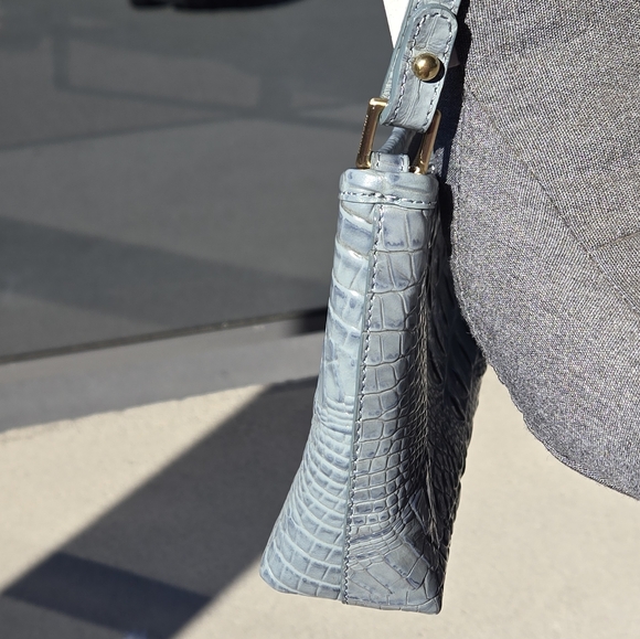 Brahmin Lorelei Croc Embossed Shoulder Bag - Picture 4 of 11